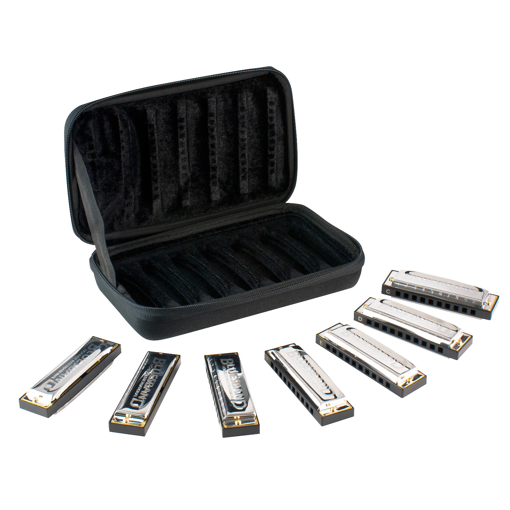 HOHNER Blues harmonica set 7本 ※本文お読みください Amazon.com: Hohner Bluesband Harmonica 7-Piece Set : Musical