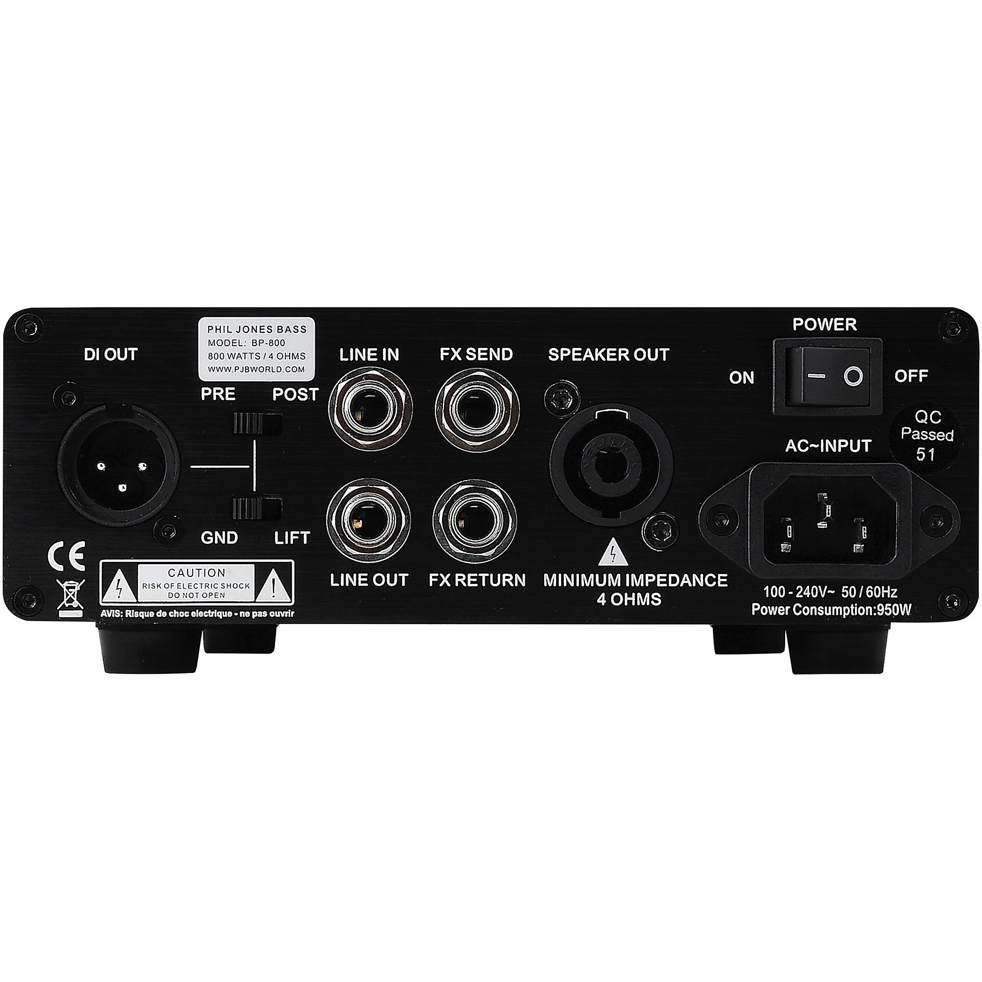 Phil Jones Bass BP-800 800W Bass Amp Head | Music & Arts