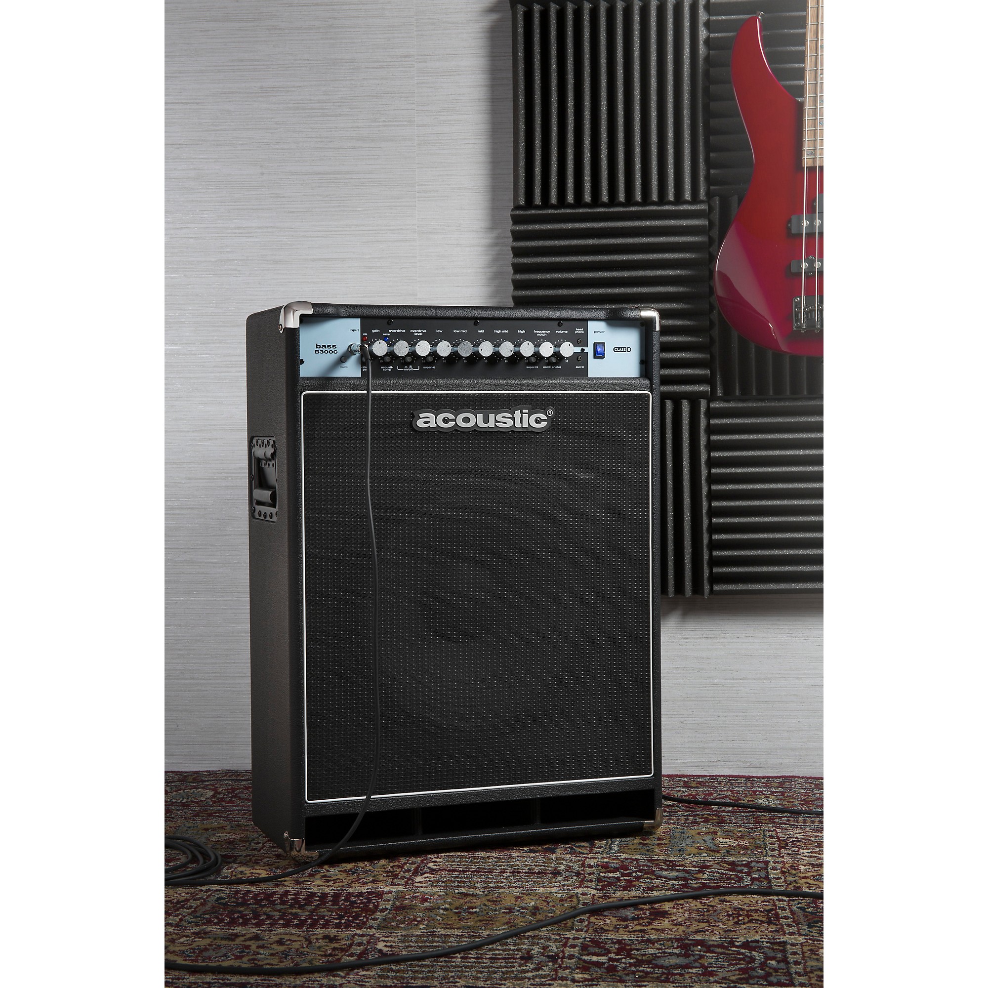 引き取り限定acoustic B300C ベース用アンプ B300C 300-Watt Bass Combo Amp - Acoustic Control Corp