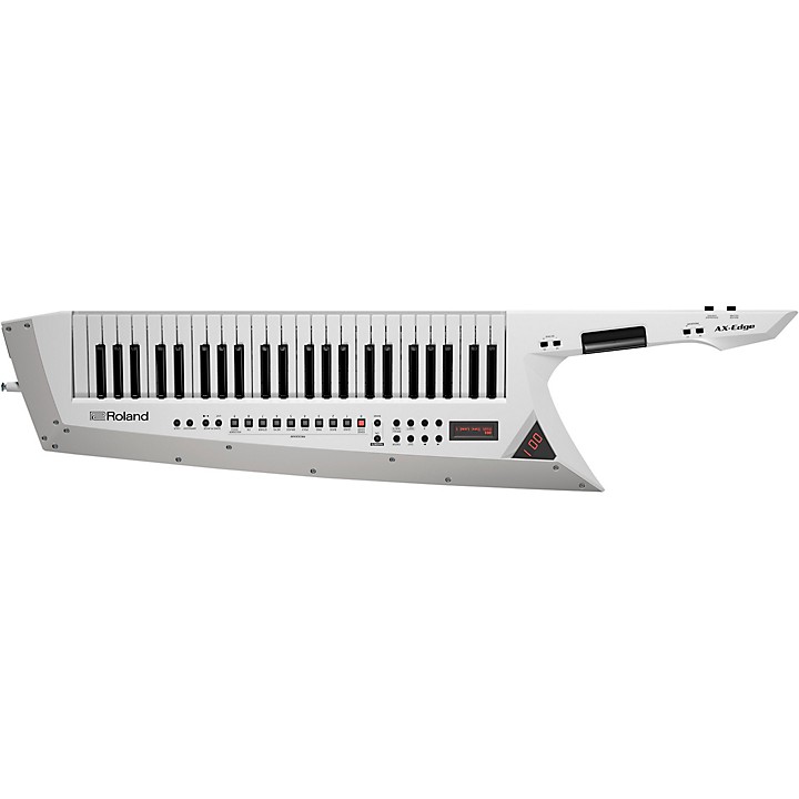 Roland AX-Edge Keytar Synthesizer White | Music & Arts