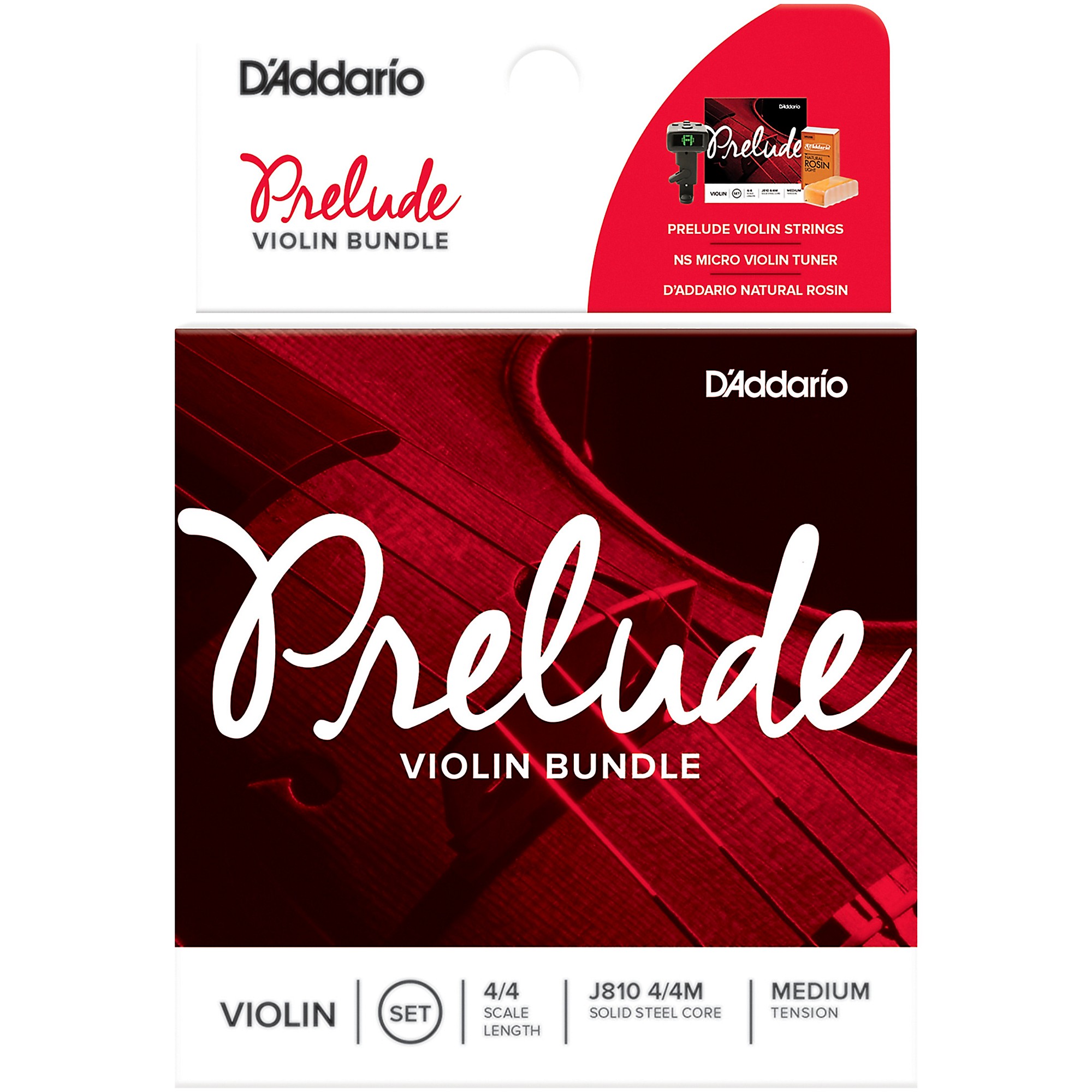 D'Addario Prelude Violin Bundle | Music & Arts