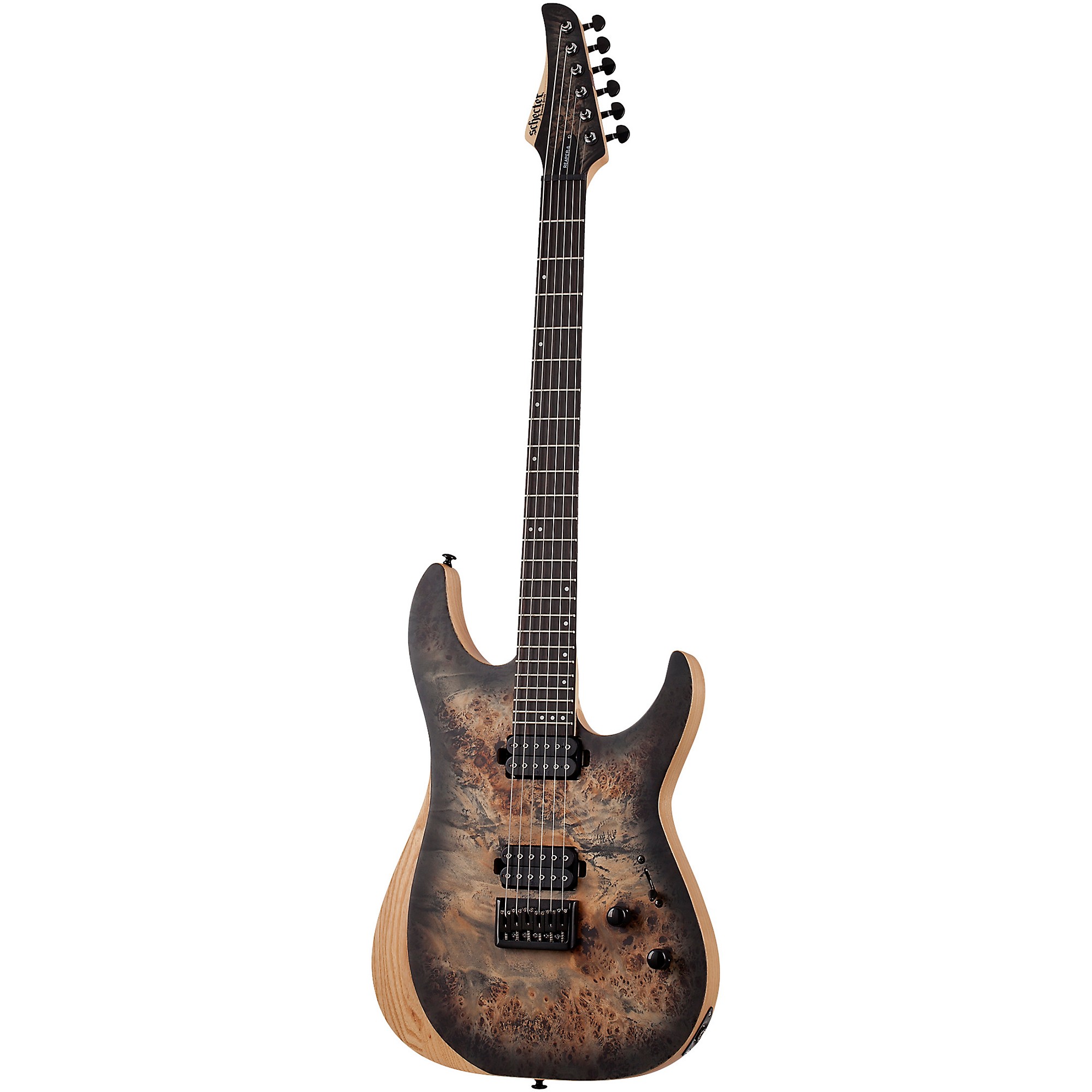 Schecter Reaper-6 レフティ Schecter Reaper-6 FR-S Left-Handed - Satin Charcoal Burst