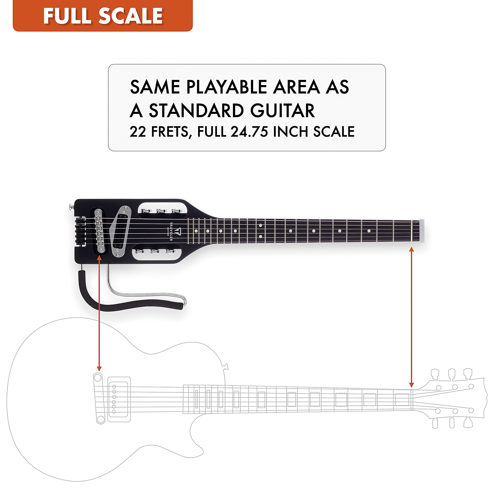 Traveler Guitar Ultra-Light Electric Travel Guitar | Music & Arts