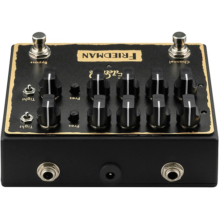 Friedman BE-OD Deluxe Dual Brown Eye Overdrive Effects Pedal 