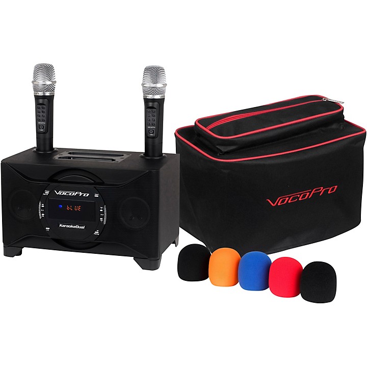 VocoPro VocoPro KaraokeDual-Plus Karaoke System With Wireless Microphones  and Bluetooth