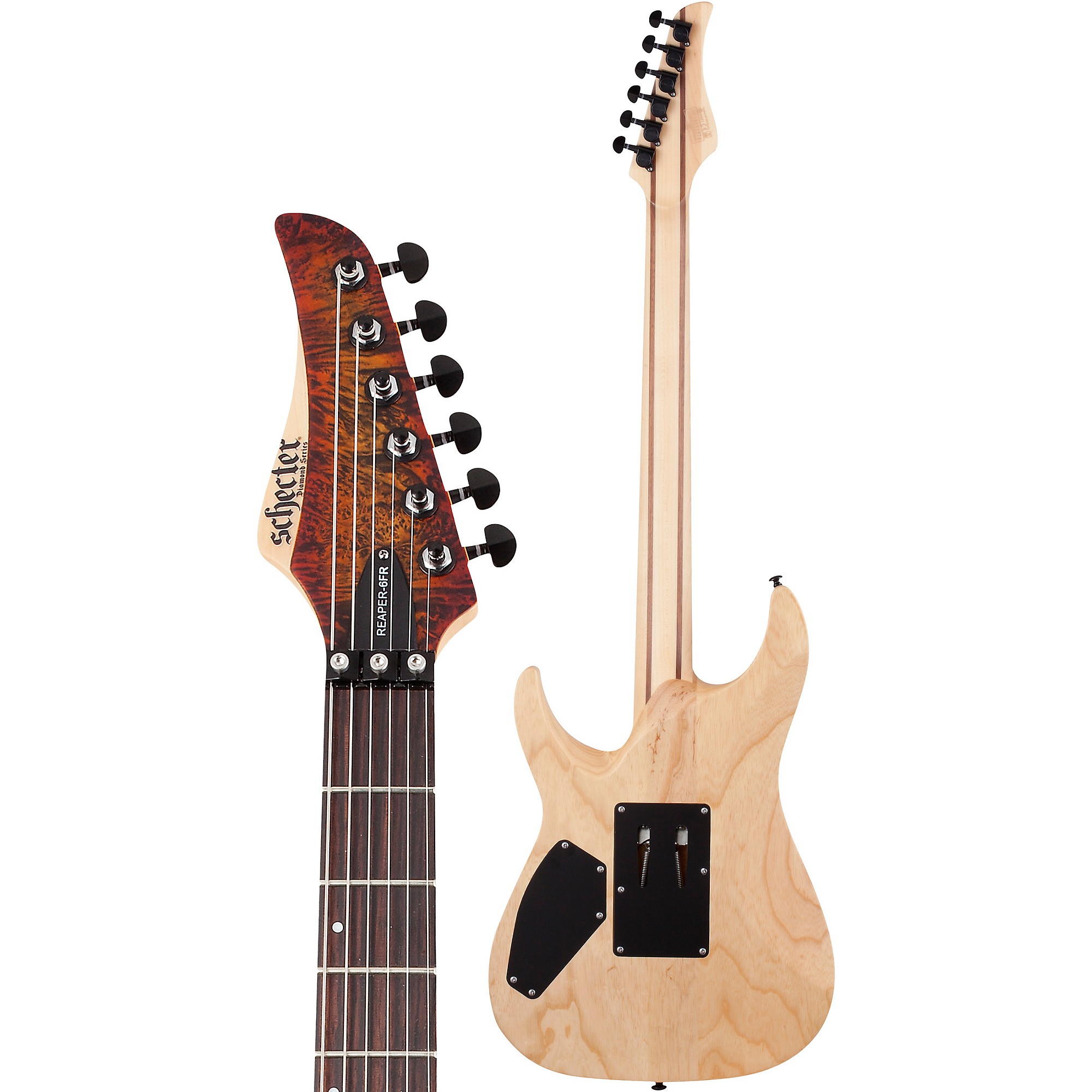 Schecter (シェクター) sRraper-6 Amazon.com: Schecter Reaper-6 FR-S - Satin Sky Burst