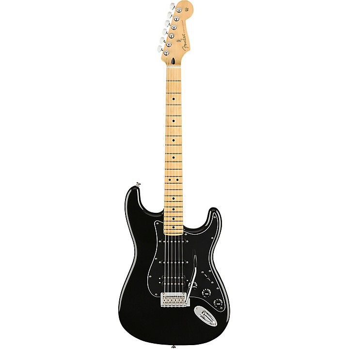 Fender limited edition player deals stratocaster mn double black