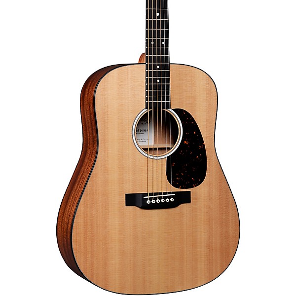 martin acoustic electric guitar with built in tuner