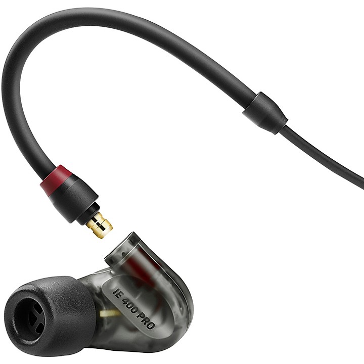 Sennheiser IE 400 PRO Smoky Black In-Ear Monitoring Headphones 