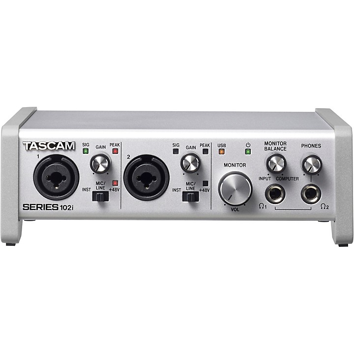 TASCAM SERIES 102i 10-In/2-Out USB Audio/MIDI Interface | Music u0026 Arts