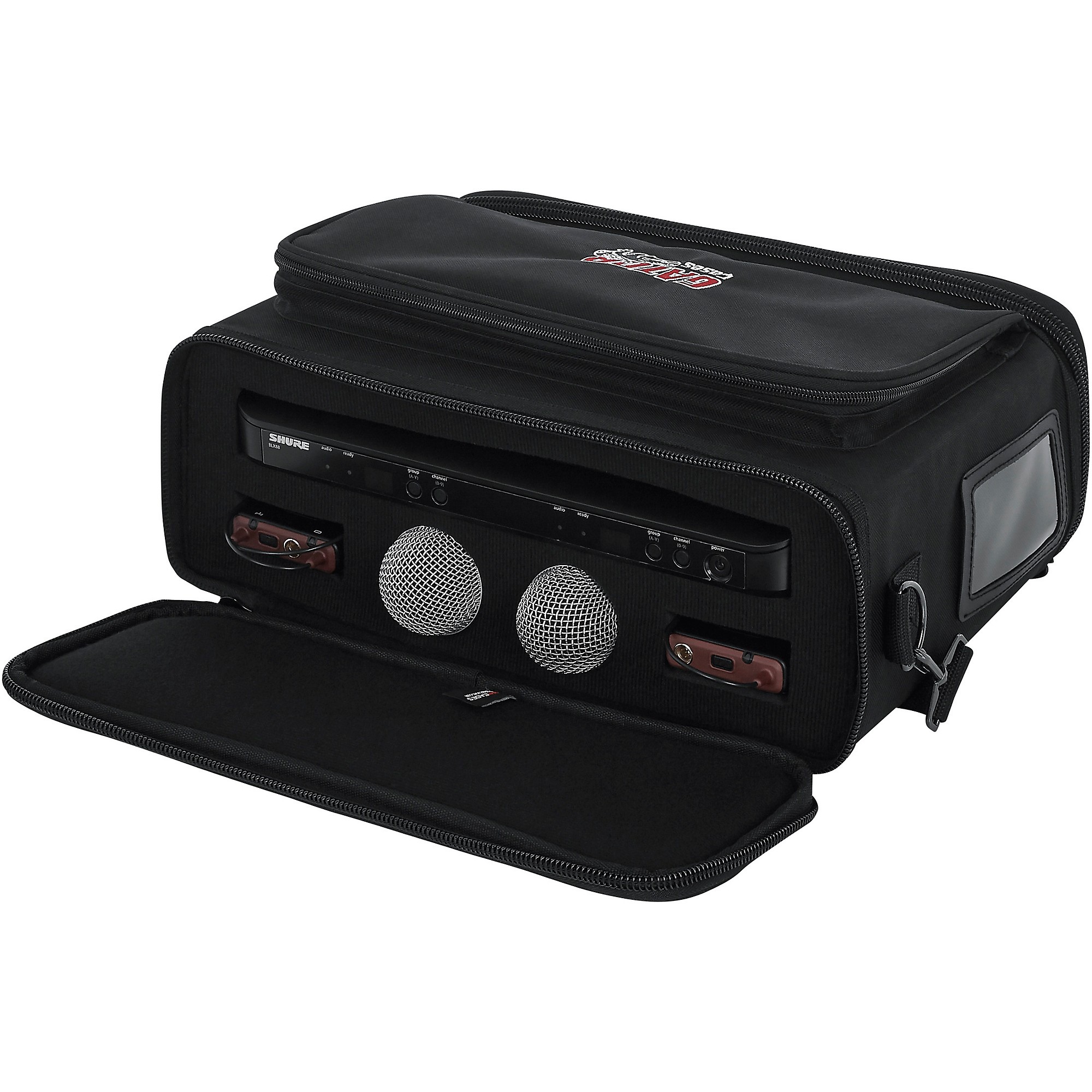Gator GM-DUALW Carry Bag for Shure BLX and Similar Systems | Music
