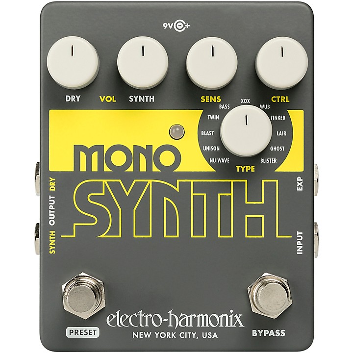 Electro-Harmonix Electro-Harmonix Guitar Mono Synth Effects Pedal