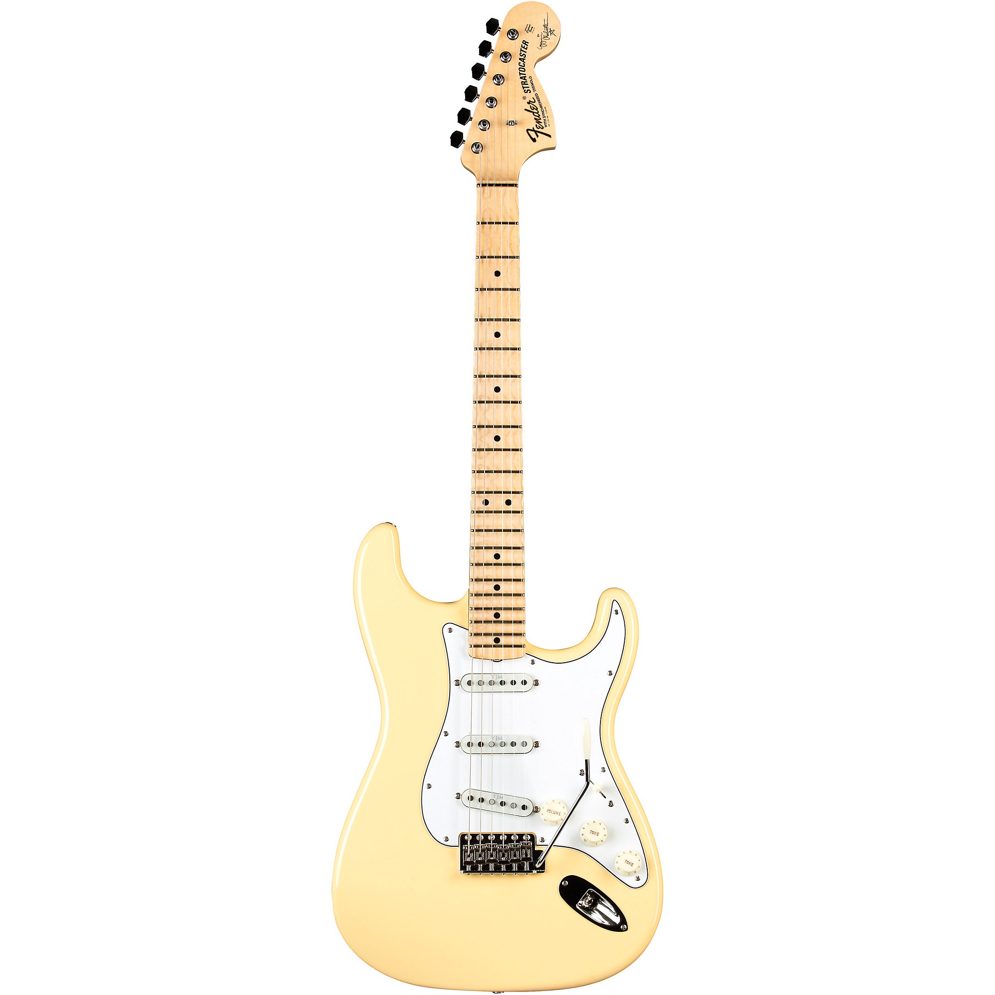 ギター Fender Stratocaster Yngwie Malmsteen USA Fender Japan Exclusive Yngwie Malmsteen Stratocaster Yellow