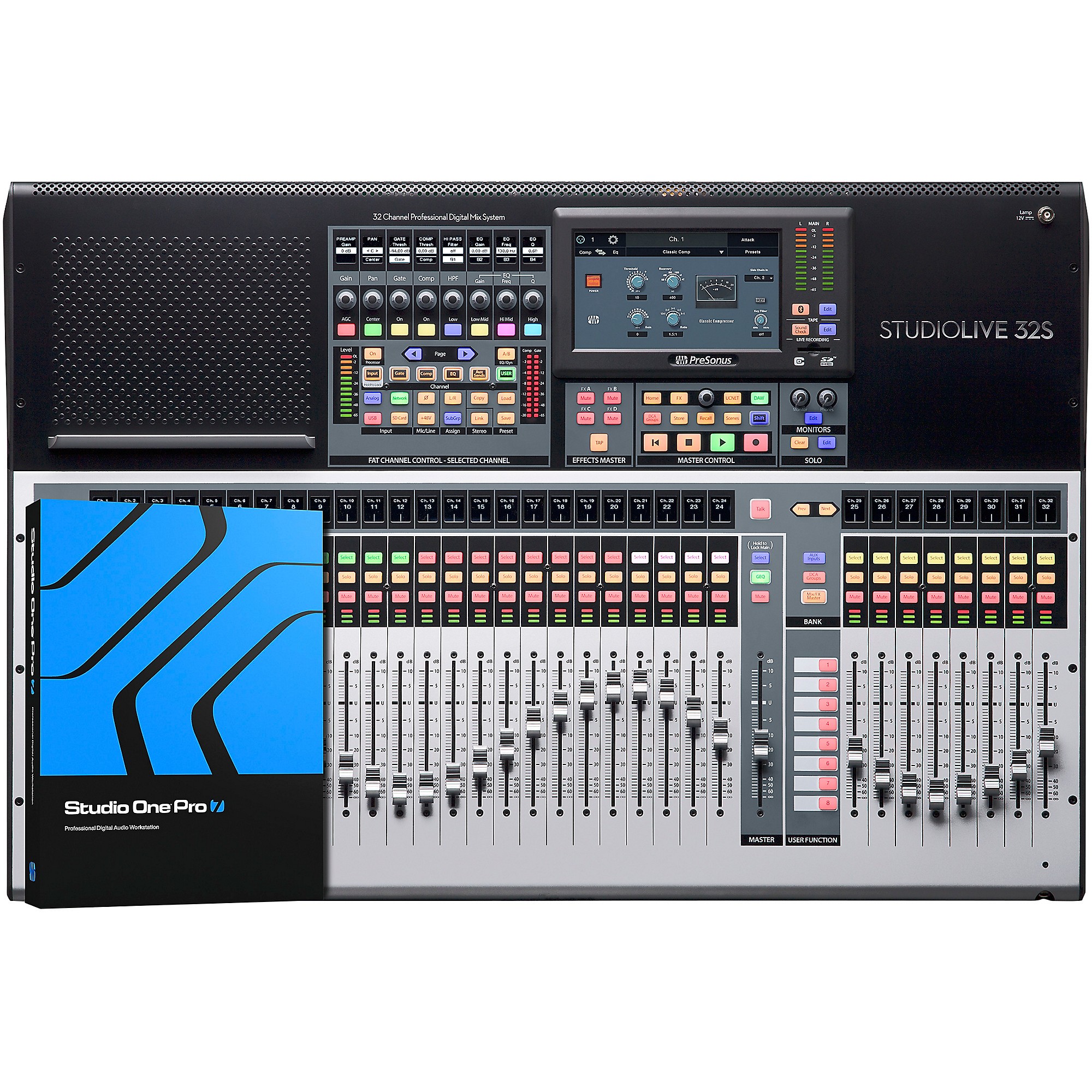 PreSonus StudioLive 32S 32-Channel Mixer With 26 Mix Busses and