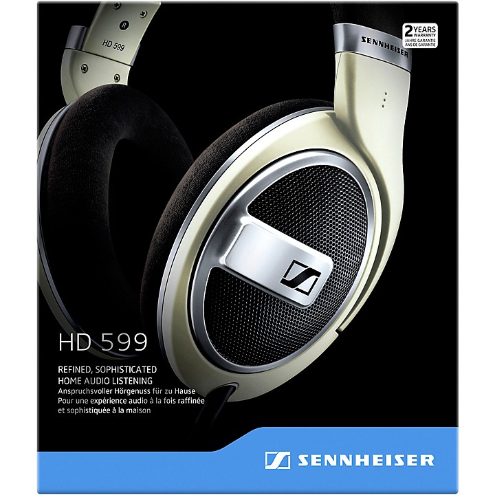 Sennheiser HD 599 Open-Back Headphones Matte Ivory | Music & Arts