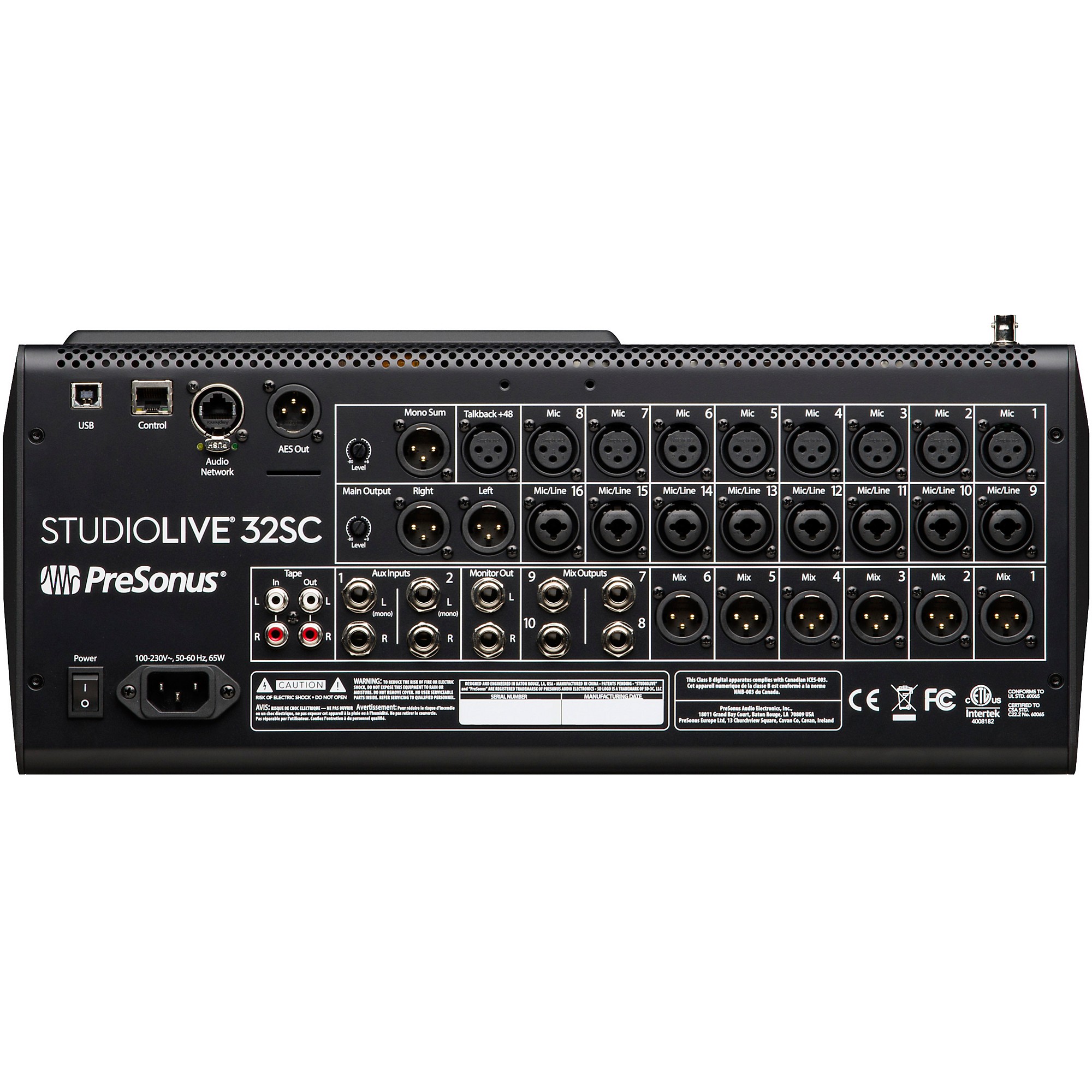 PreSonus StudioLive 32SC 32-Channel Mixer With 17 Motorized Faders