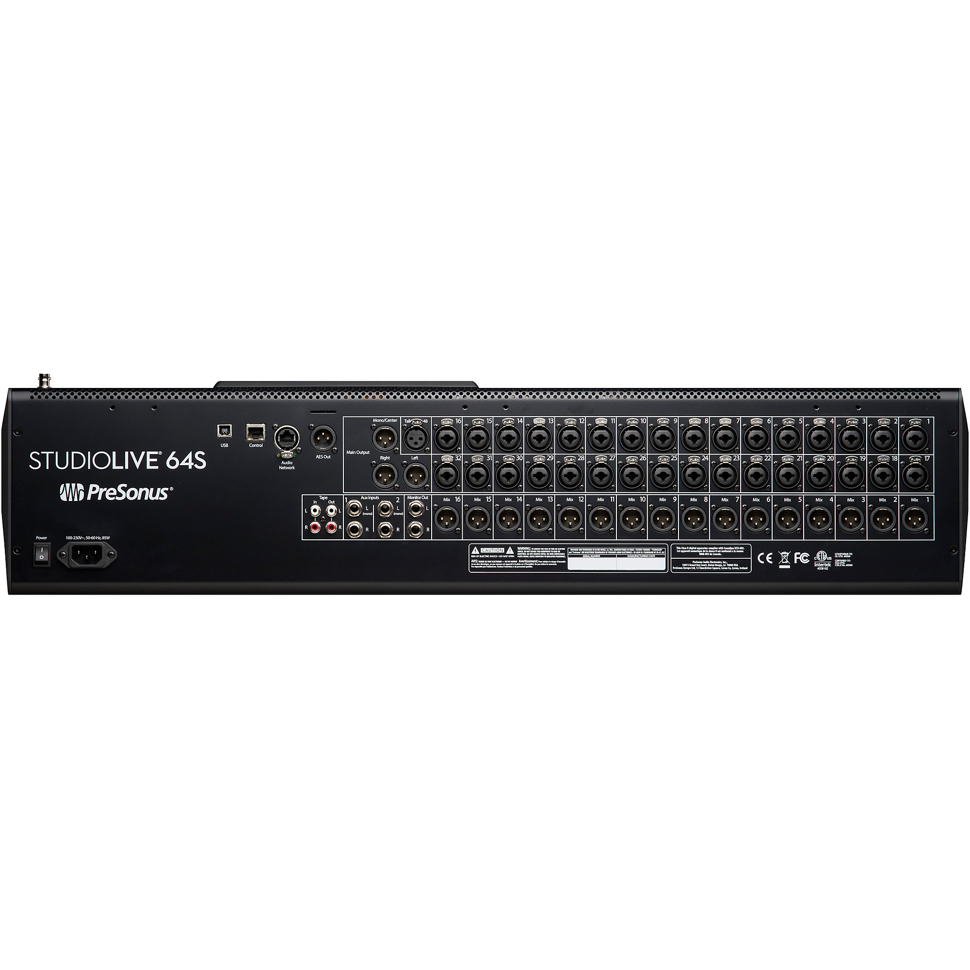 PreSonus StudioLive 64S 64-Channel Mixer With 43 Mix Busses, 33