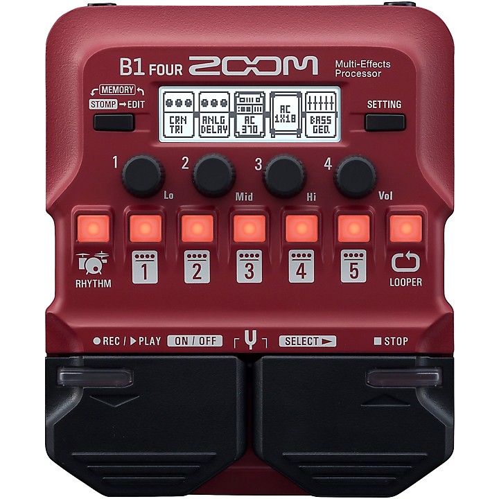 Zoom B1 FOUR Bass Multi-Effects Processor | Music & Arts