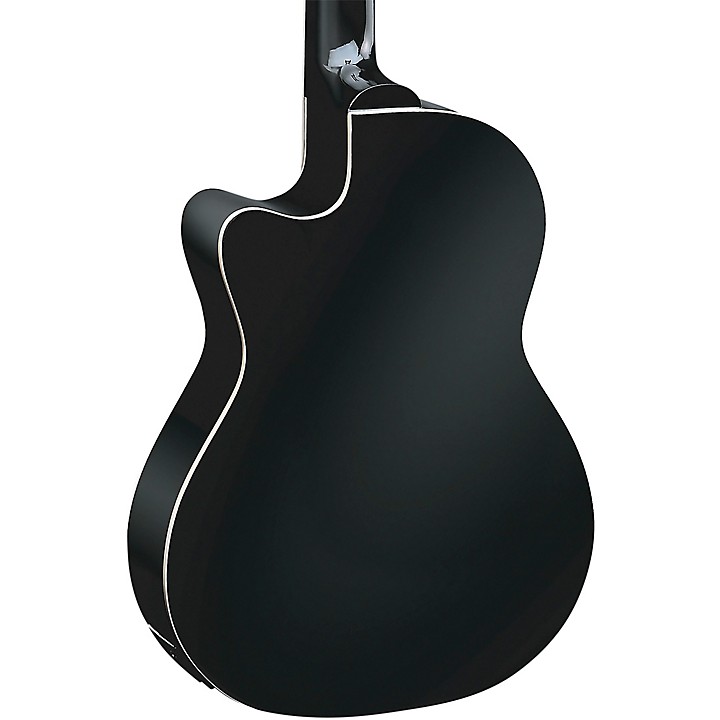 Ortega Family Series Pro RCE145BK Thinline Acoustic-Electric Nylon