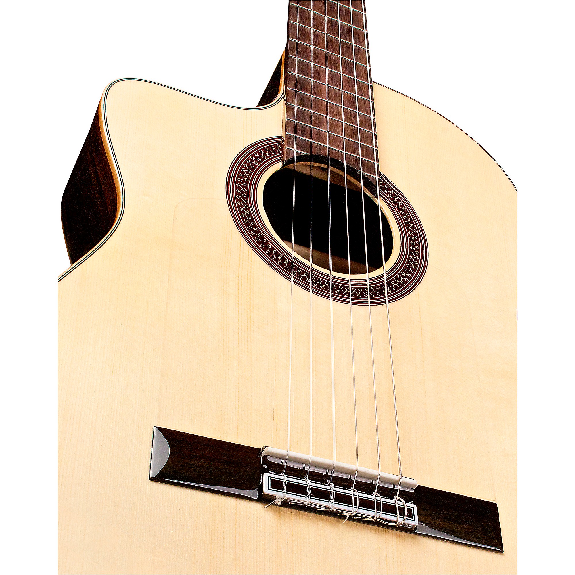 Cordoba GK Studio Negra Left-Handed Flamenco Acoustic-Electric