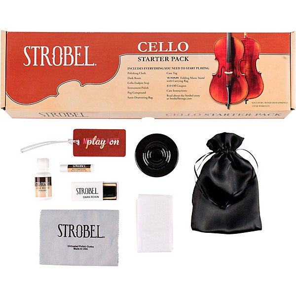 Strobel Cello Starter Pack Music And Arts