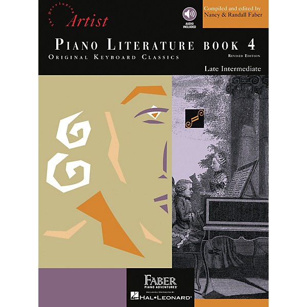 Faber Piano Adventures Piano Literature Book 4 Developing Artist Original Keyboard Classics Book With Cd Music Arts