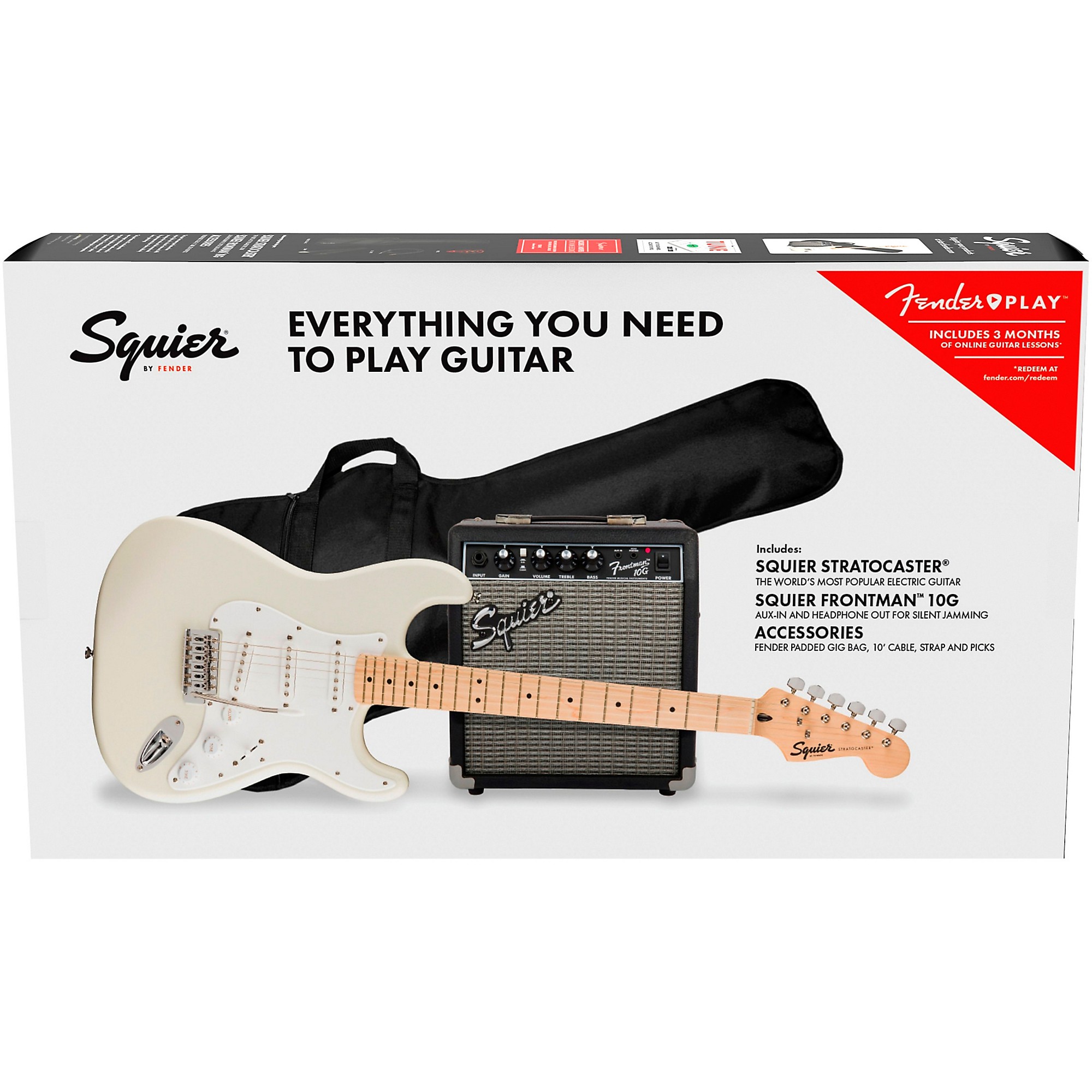 Squier Stratocaster Limited-Edition Electric Guitar Pack With