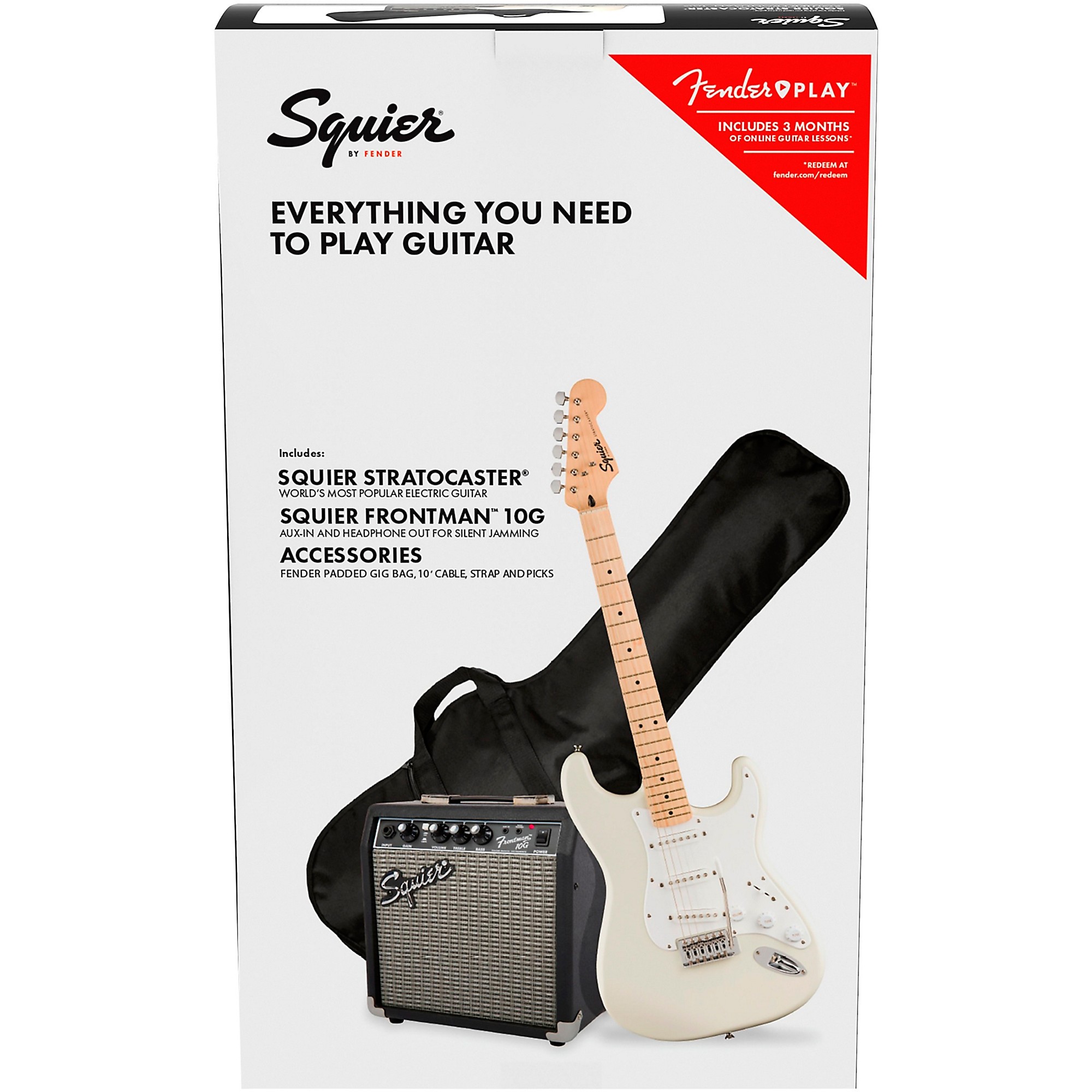 Squier Stratocaster Limited-Edition Electric Guitar Pack With