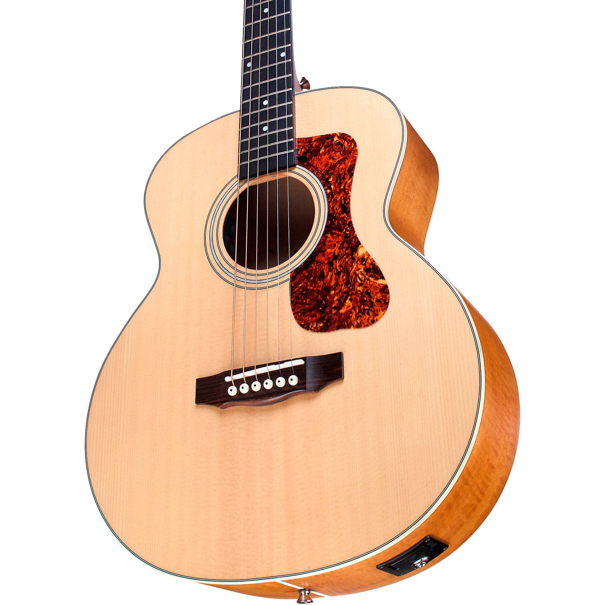 Guild Jumbo Junior Flamed Maple Acoustic-Electric Guitar