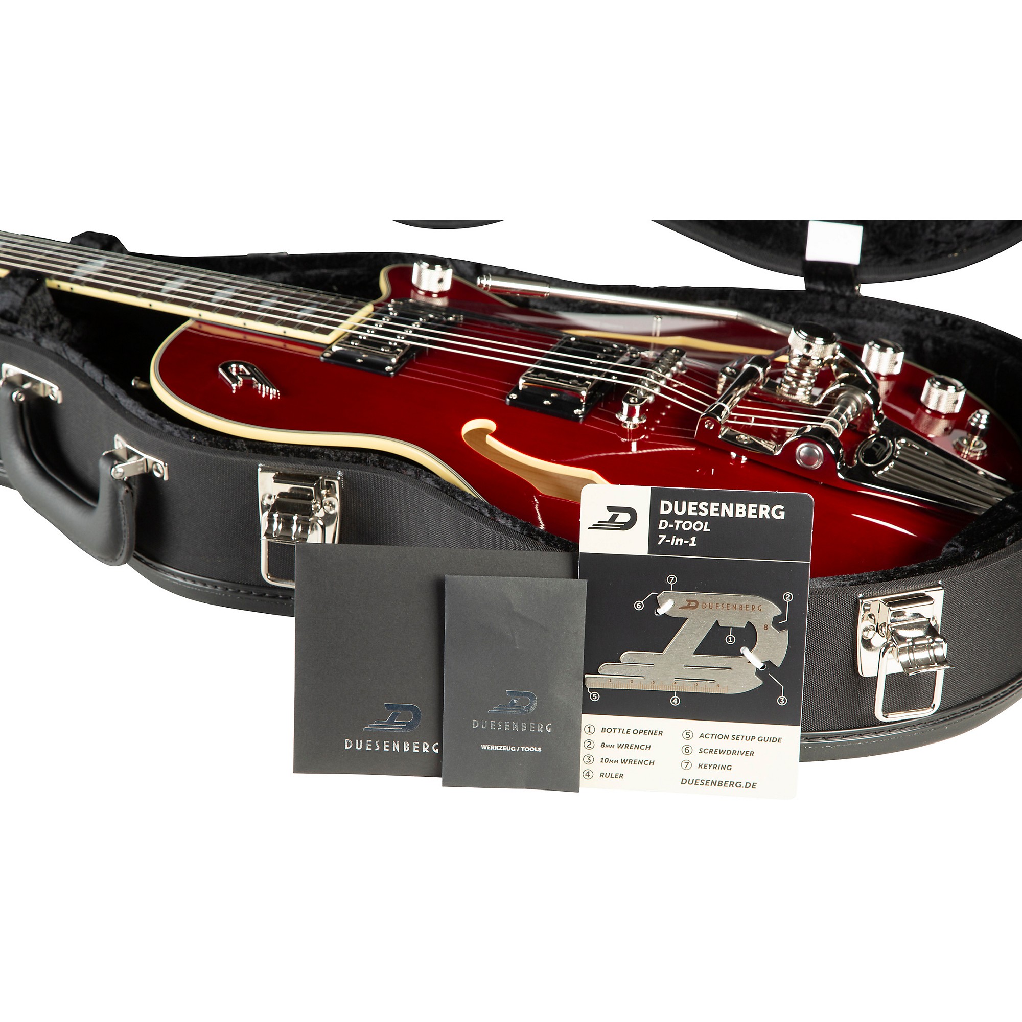 ギター Duesenberg DTV-CHG Starplayer TV Duesenberg USA Starplayer TV Deluxe Electric Guitar Crimson