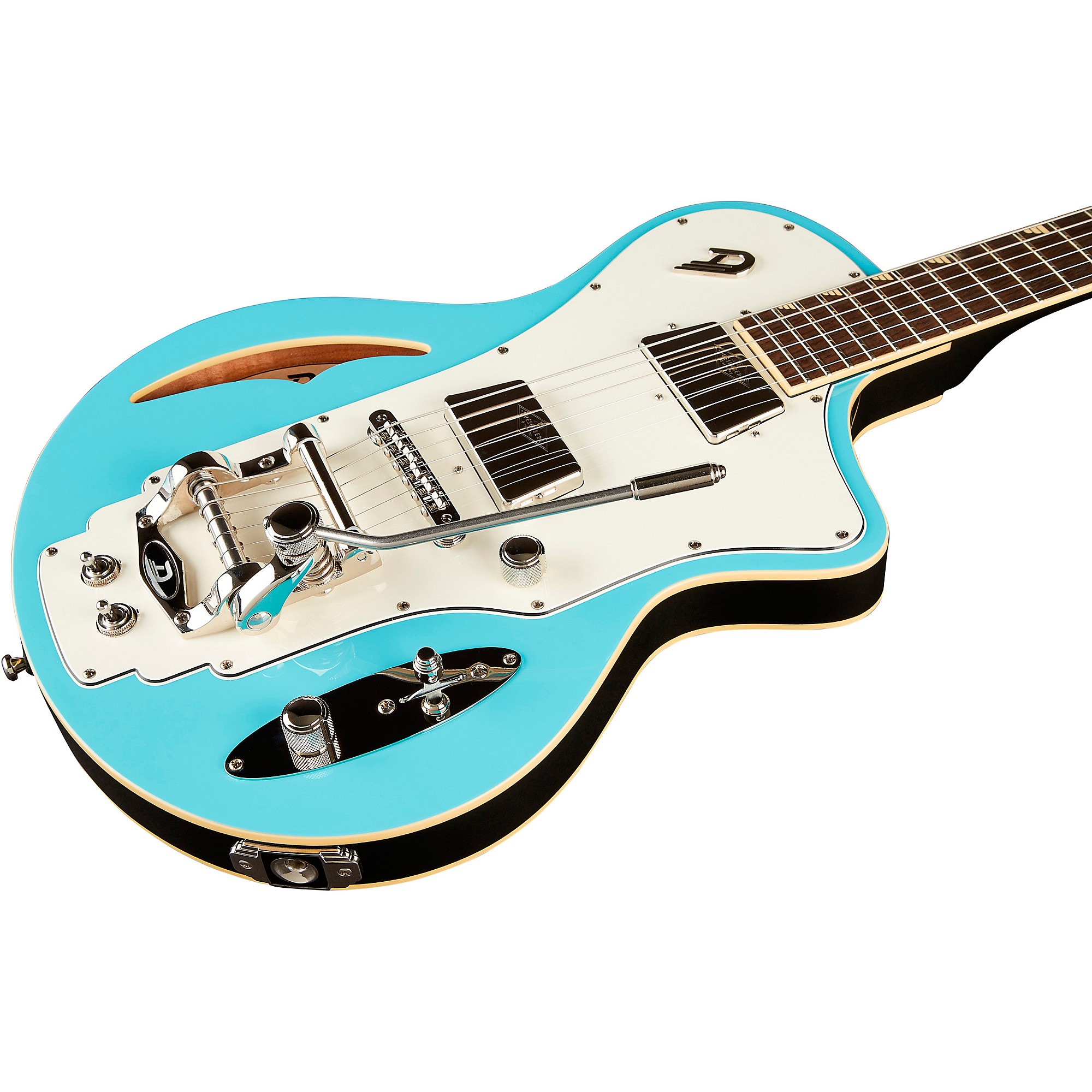 Duesenberg/DJA-NB JULIA (Narvik-Blue) Duesenberg Julia Semi-Hollow Electric Guitar Narvik-Blue \u2014 Andy Babiuk\u0027s  Fab Gear