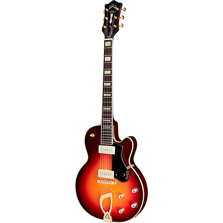 Guild M Aristocrat Hollowbody Archtop Electric Guitar   Music