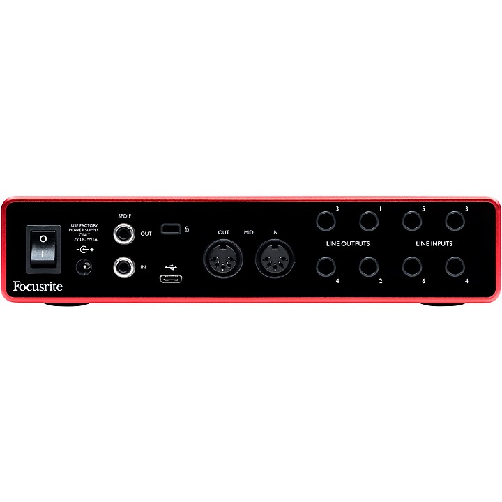 Focusrite Scarlett 8i6 USB Audio Interface (Gen 3) | Music & Arts