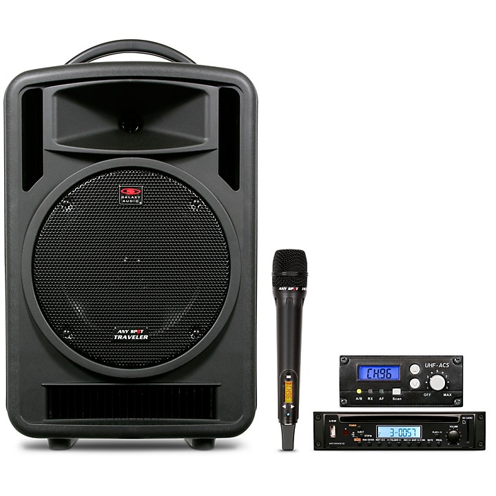 Portable sound system with sales cd player