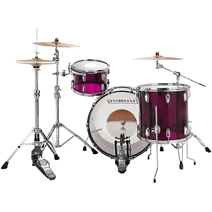 Ludwig vistalite bass drum on sale