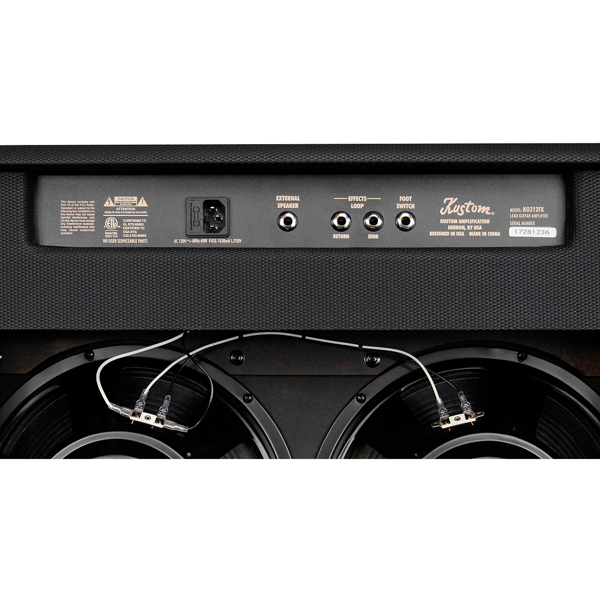 Kustom KG212FX 30W 2x12 Guitar Combo Amp | Music & Arts