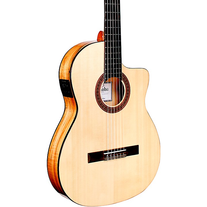 Cordoba Cordoba C5-CET Thinbody Spalted Maple Nylon-String  Acoustic-Electric Guitar