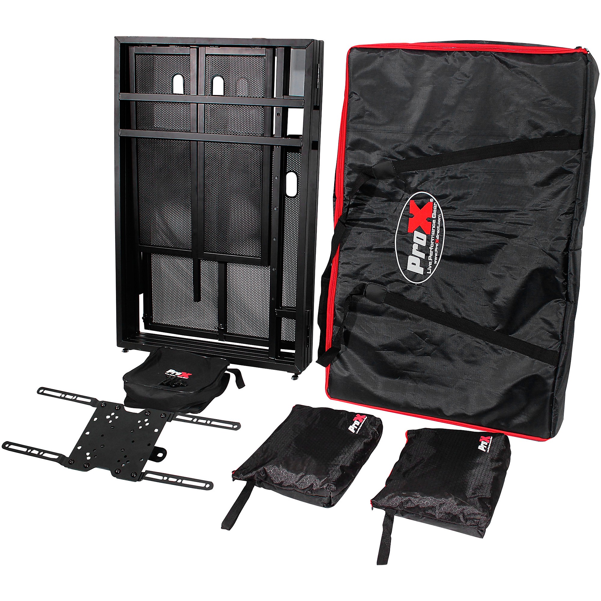 ProX MESA MEDIA DJ Facade Table Workstation | Music & Arts