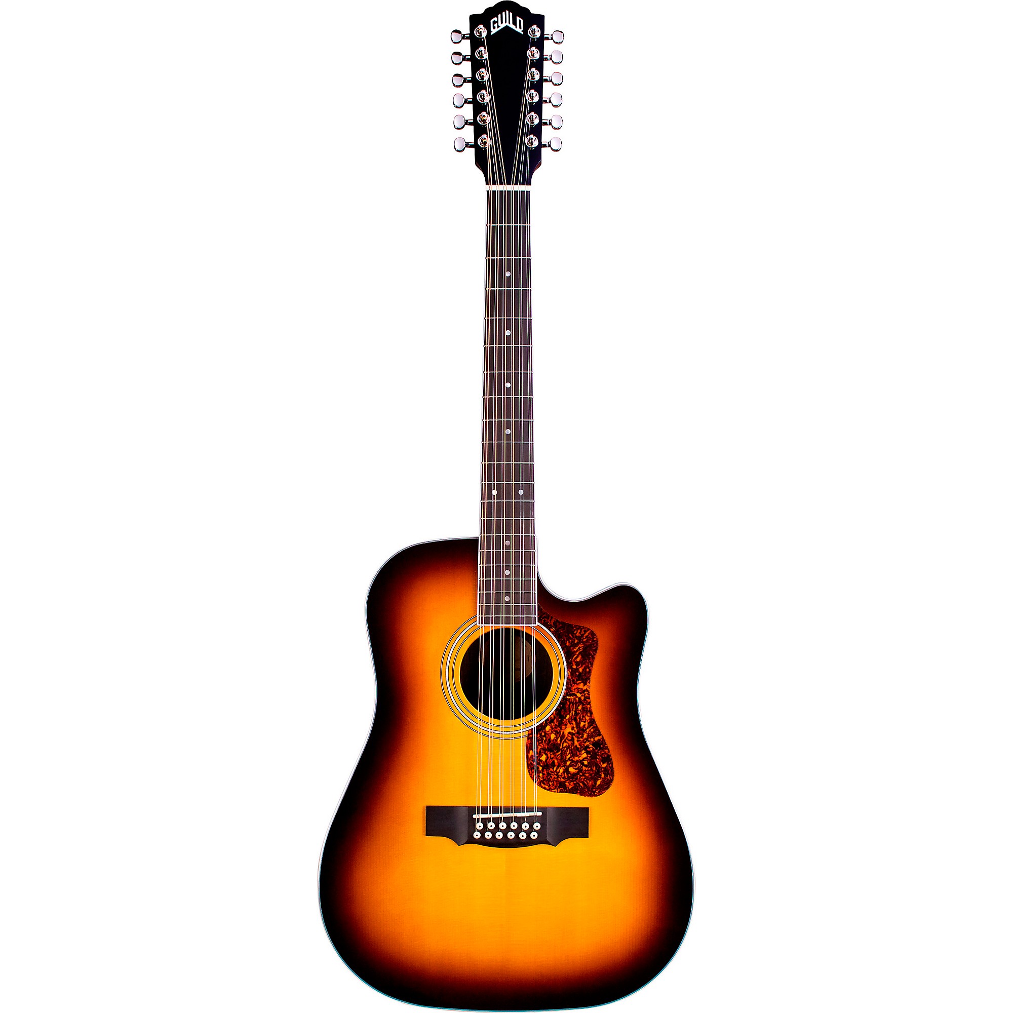 Guild D-2612CE Deluxe 12-String Cutaway Acoustic-Electric Guitar