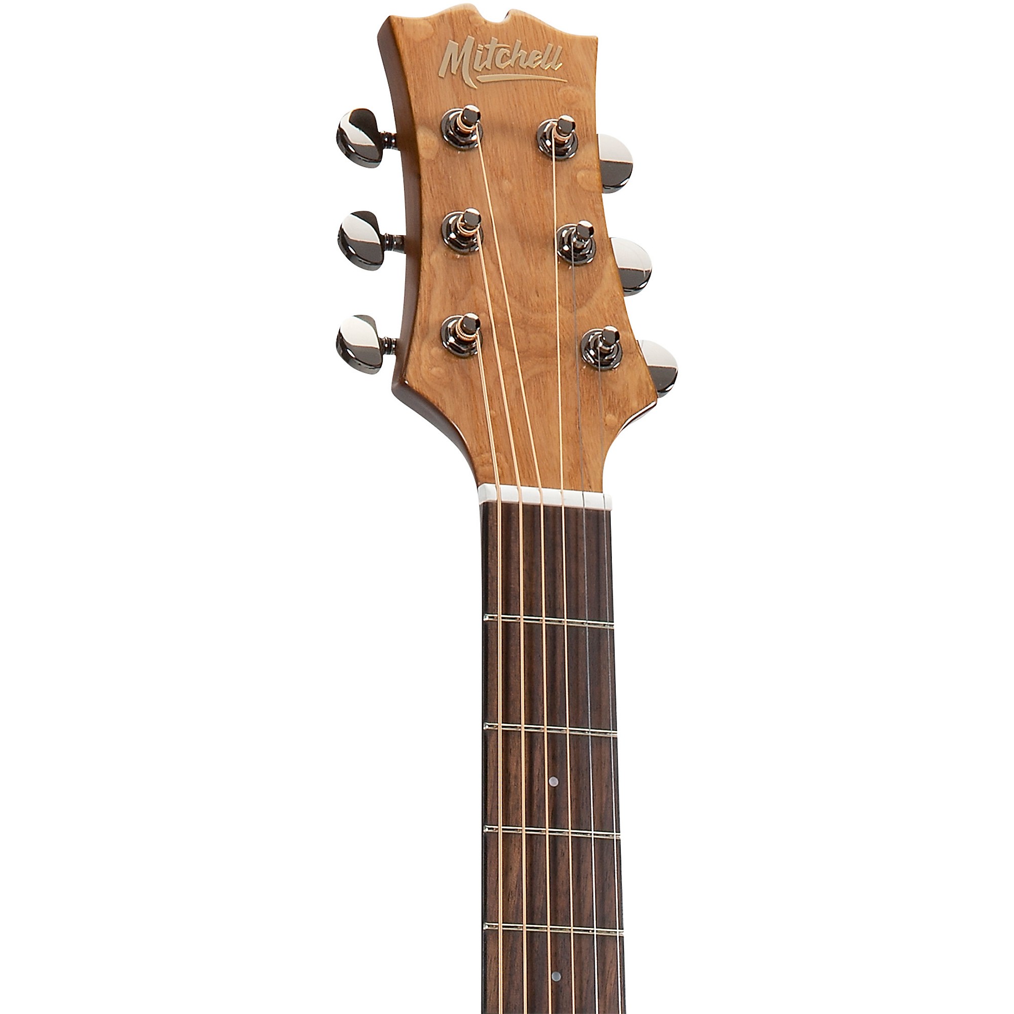 Mitchell MX430QAB Exotic Series Acoustic-Electric Guitar - | Music