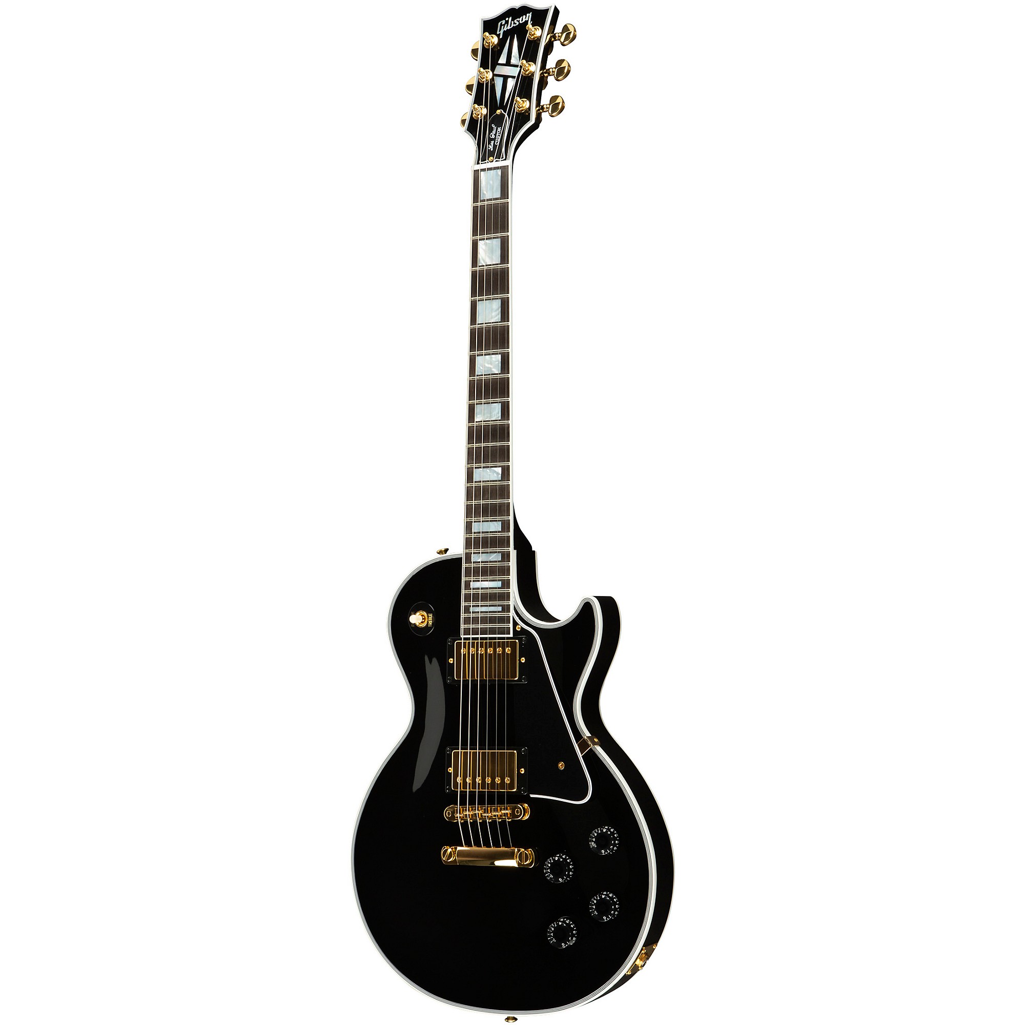 Gibson Custom Les Paul Custom Electric Guitar - Ebony, Ebony