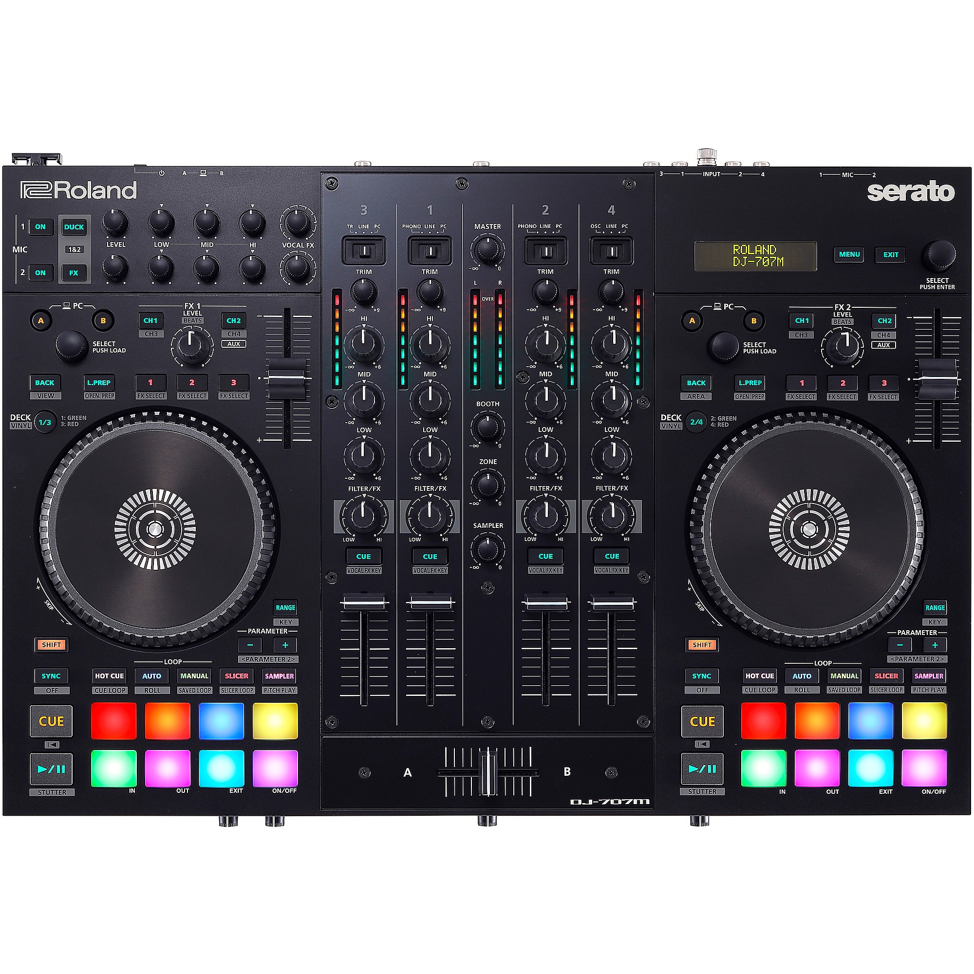Roland DJ-707M DJ Controller for Serato DJ Pro | Music & Arts
