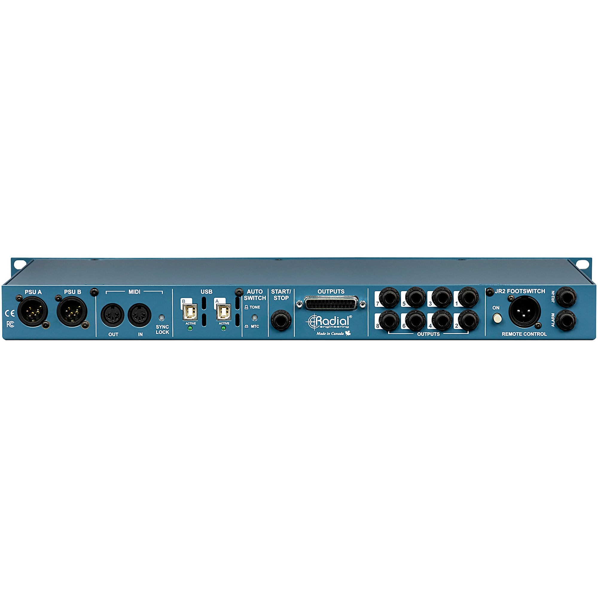 Radial SW8 USB（8ch AUTO SWITCHER） Radial Engineering SW8-USB Auto-Switcher and USB Interface | Music
