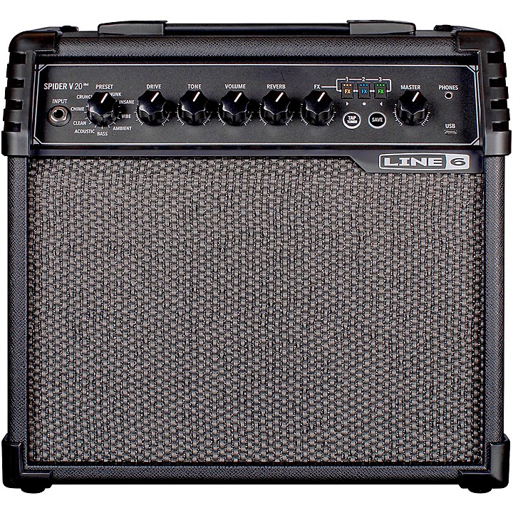 Line 6 Spider V 20 MKII 20W 1x8 Guitar Combo Amp | Music & Arts