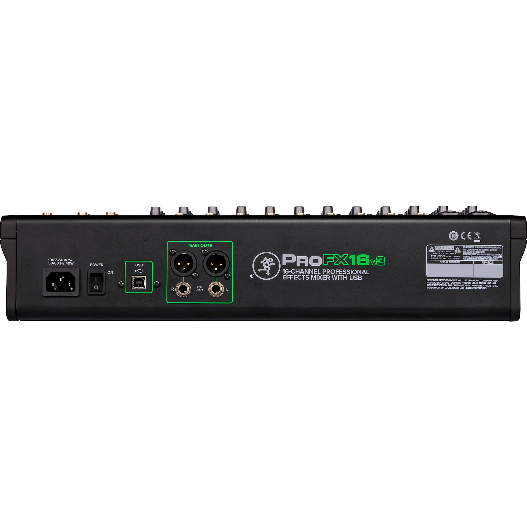 Mackie ProFX16v3 16-Channel 4-Bus Professional Effects Mixer