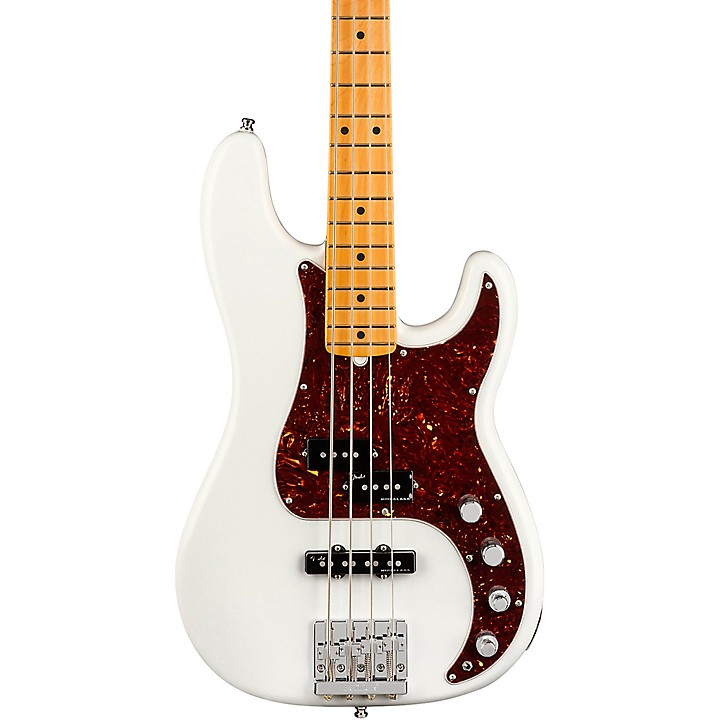 Fender American Ultra Precision Bass Maple Fingerboard Arctic ...