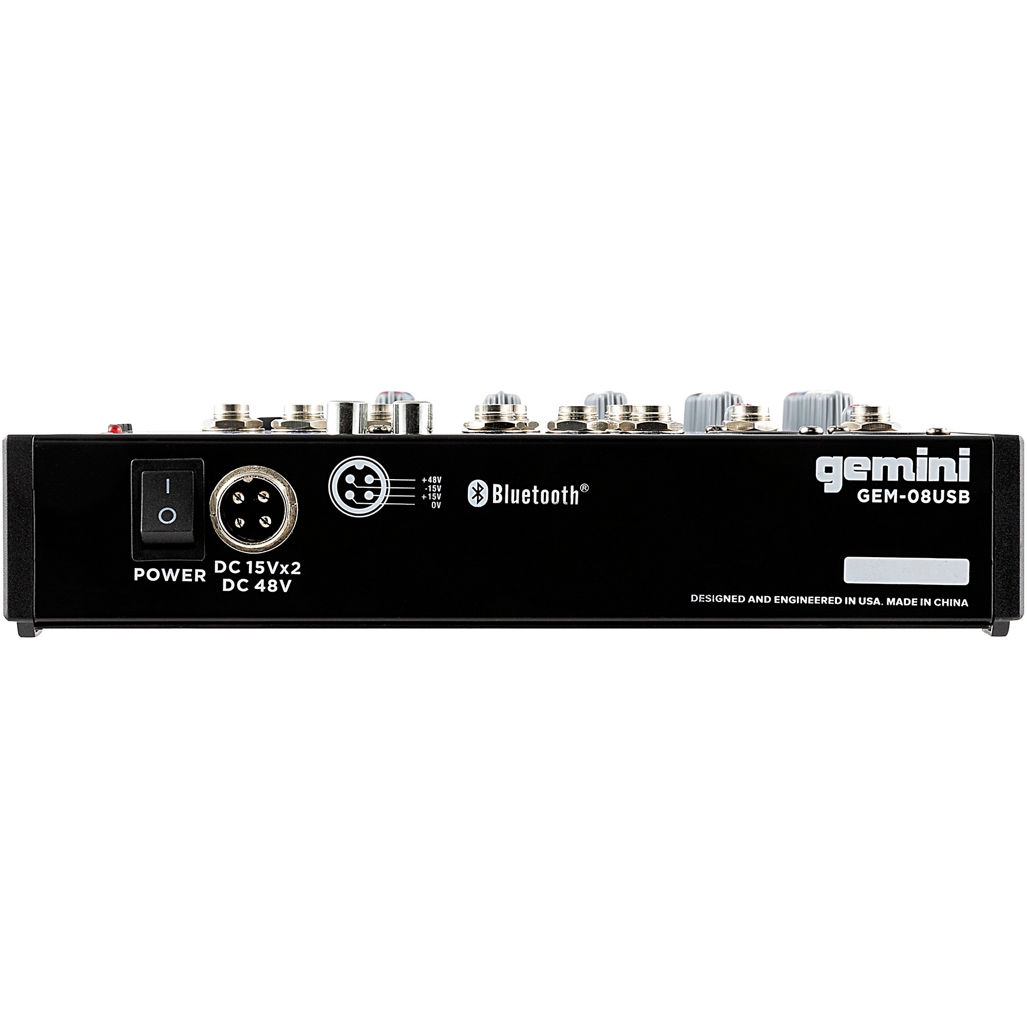 Gemini GEM-08 USB 8 Channel USB mixer With Bluetooth | Music & Arts