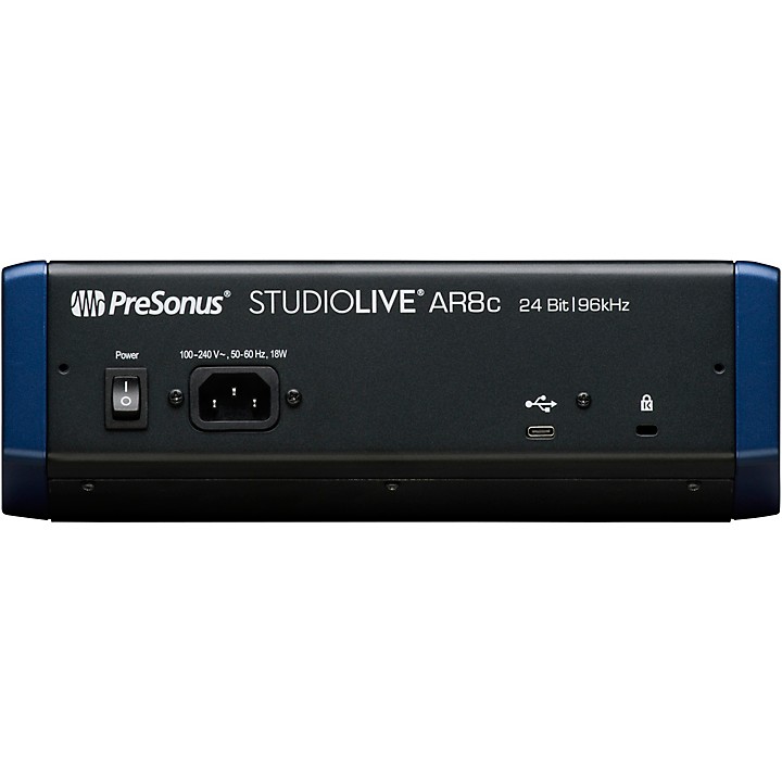 PreSonus StudioLive AR8c 8-Channel Hybrid Digital/Analog Performance Mixer  | Music & Arts