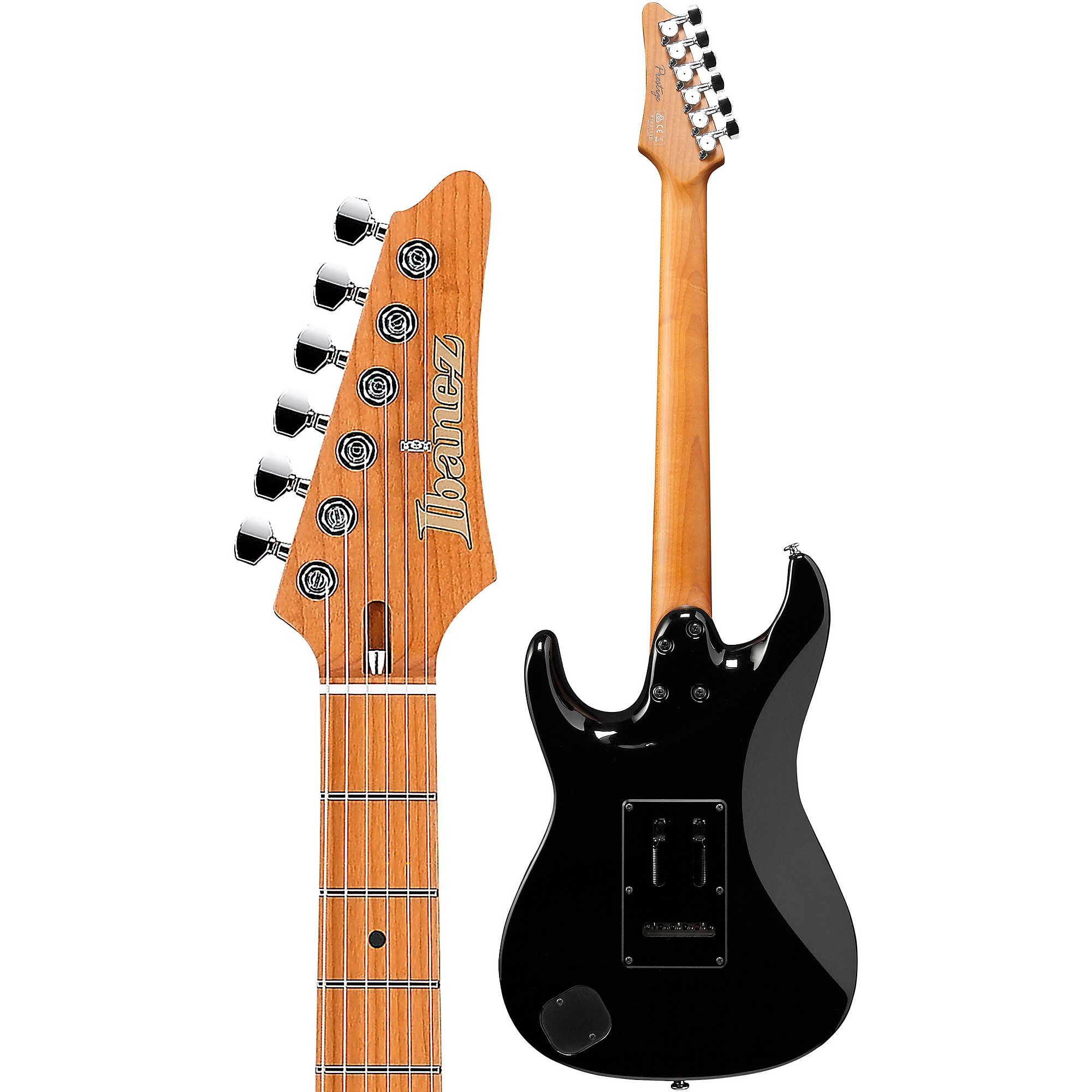 Ibanez Prestige AZ2204B Electric Guitar - Black | Sweetwater