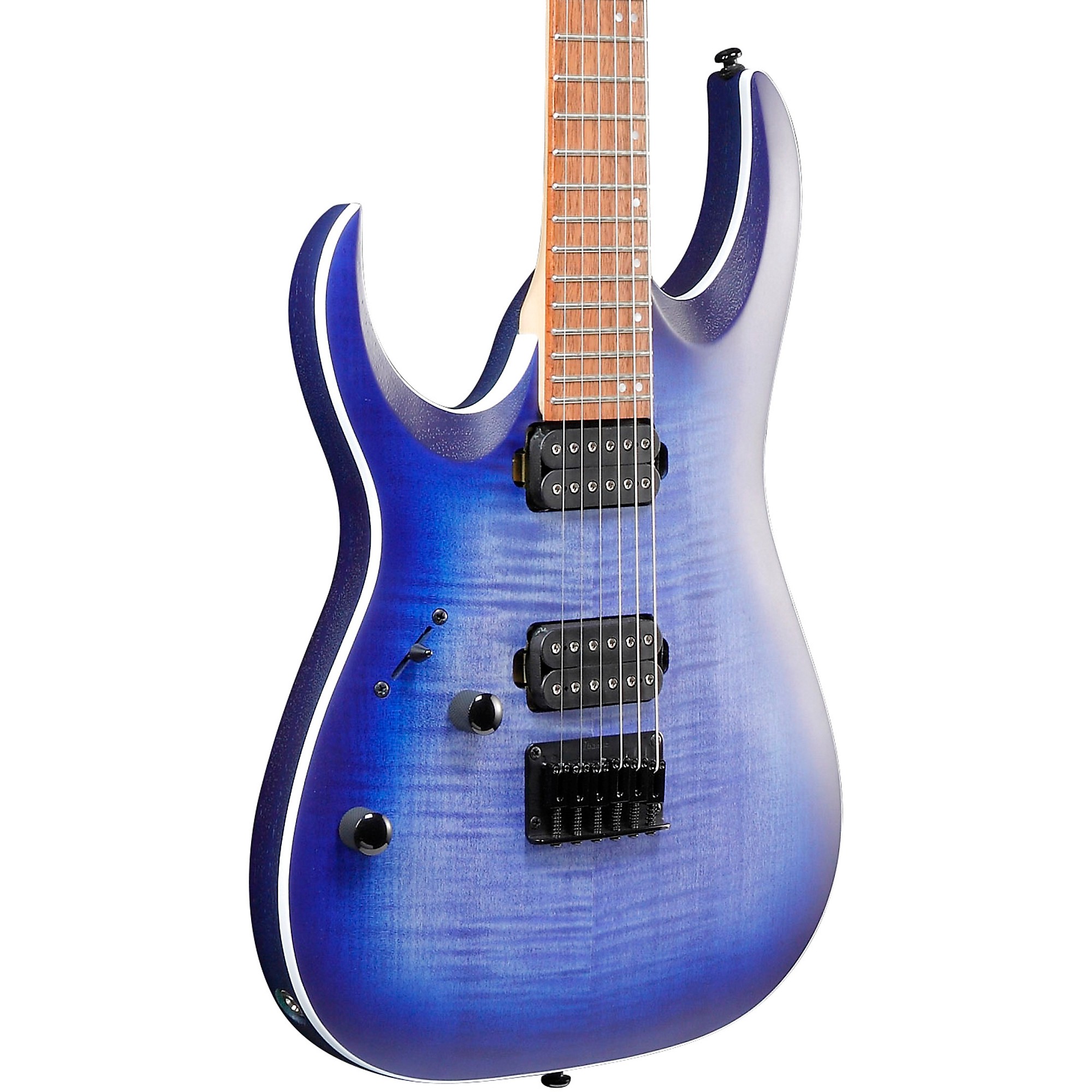 Ibanez RGA42FM エレキギター Amazon.com: Ibanez RGA Series RGA42FM - Blue Lagoon Burst Flat